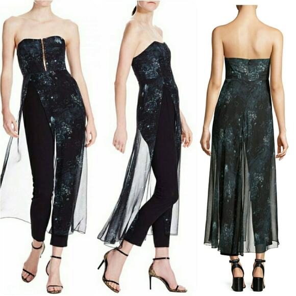 Haute Hippie Pants - Haute Hippie Ginny Strapless Corset Skinny